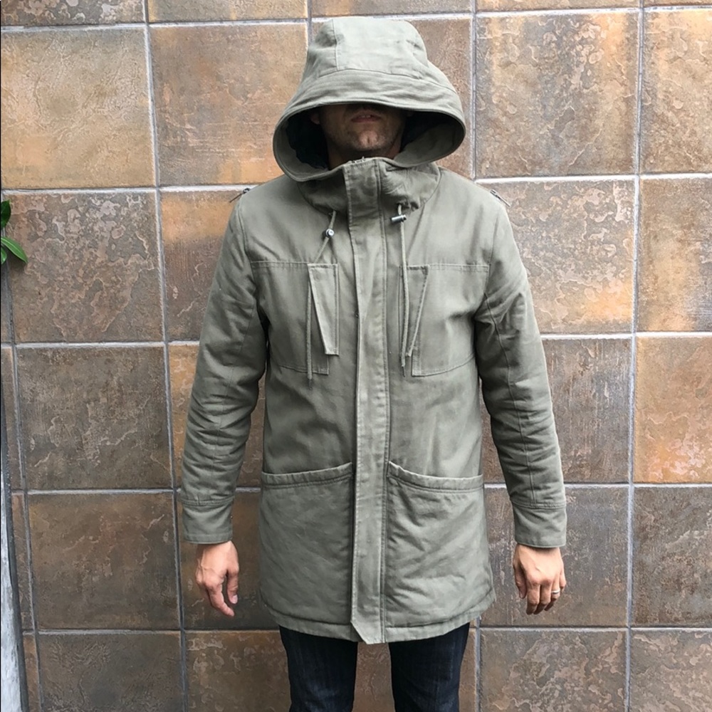 Men’s Unknown Petrichor Olive Parka Jacket
